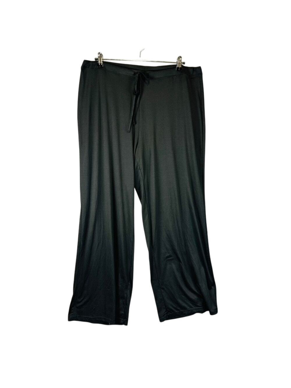 32 Degrees Cool Womans XL Pajama Pants Black Stretch Pull On Pants Sleepwear
